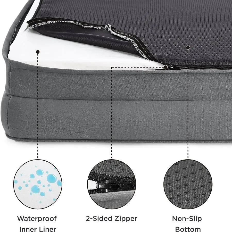 Pet bed detachable machine wash suitable for medium to large dog