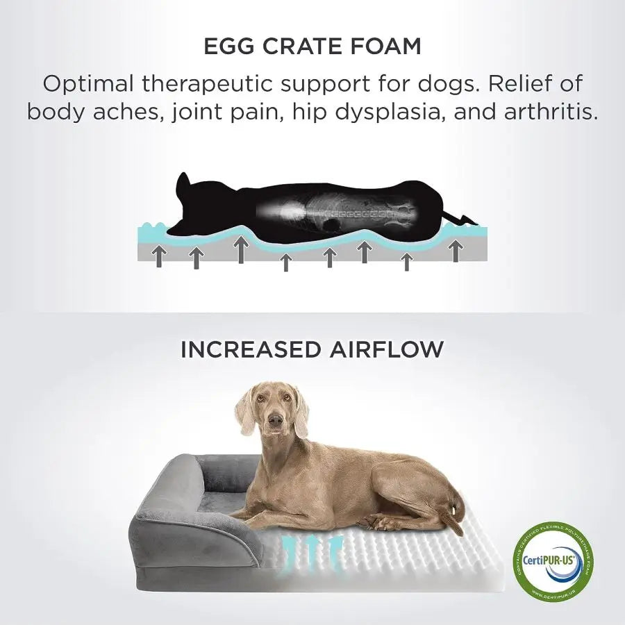 Pet bed detachable machine wash suitable for medium to large dog