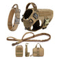 Large Dog Harness And Leash Set Pet German Shepherd Malinois Training Walking Vest